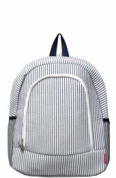 Quilted Backpack-SR403/NAVY